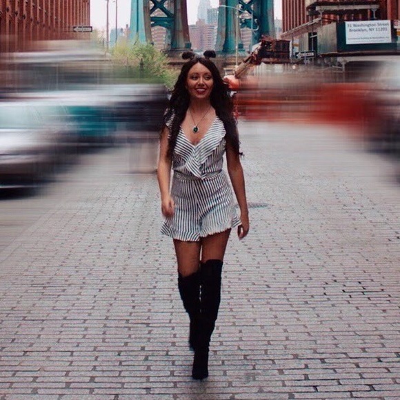 Striped romper - Picture 2 of 2